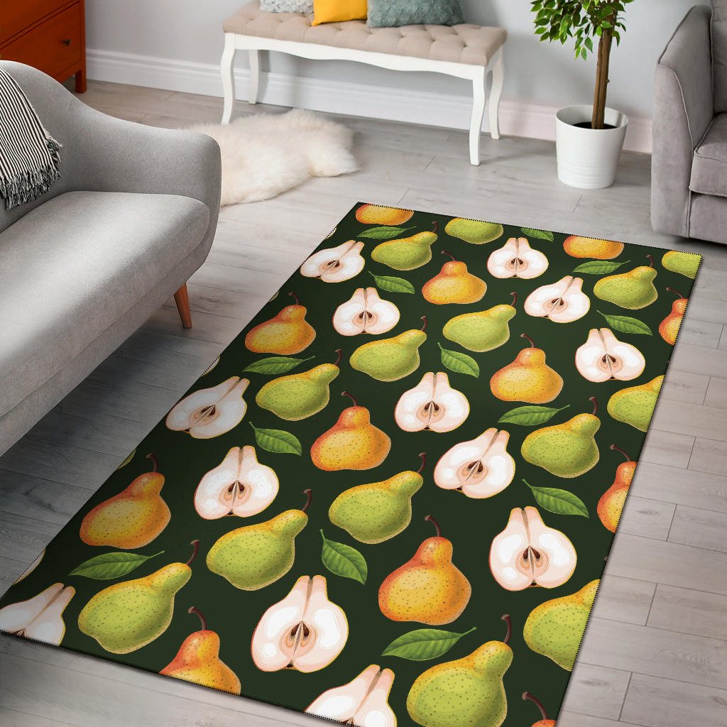 Pear Pattern Print Design PE06 Area Rugs – JorJune