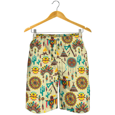 Tribal indians native american aztec Mens Shorts