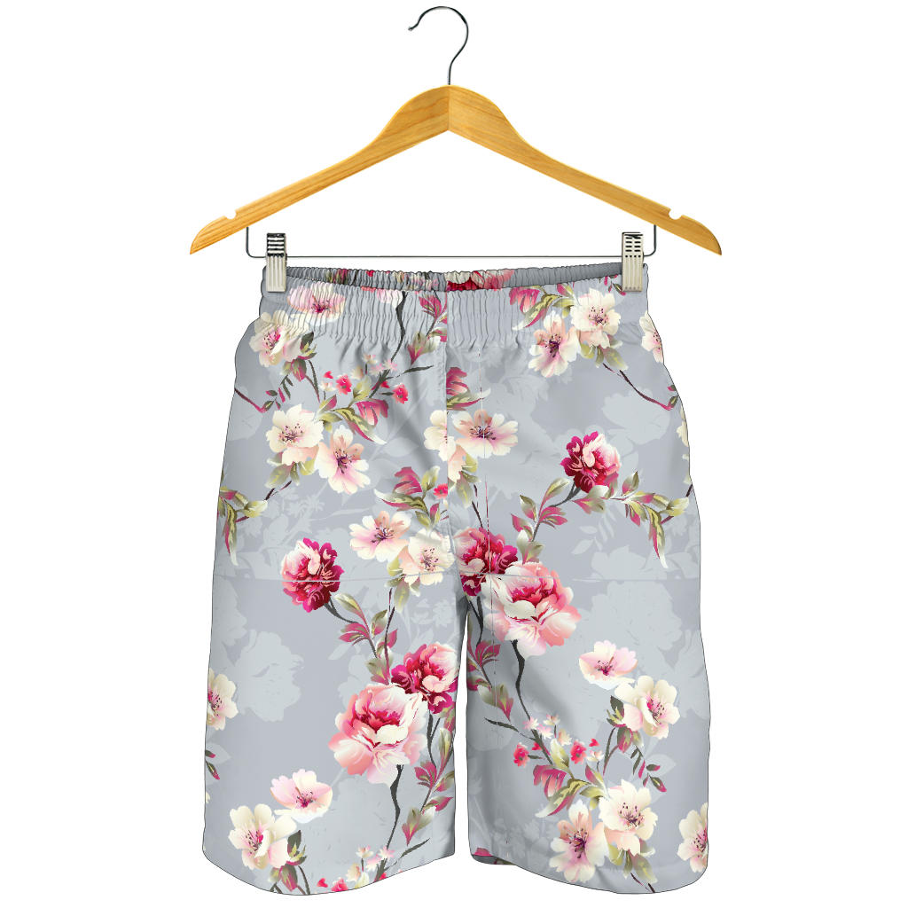 Summer Floral Pattern Print Design SF02 Mens Shorts
