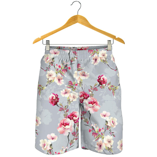 Summer Floral Pattern Print Design SF02 Mens Shorts
