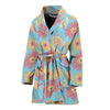 Gerberas Pattern Print Design GB04 Women Bathrobe