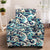 Surf Wave Pattern Armchair Slipcover