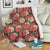 Camellia Pattern Print Design CM01 Fleece Blanket