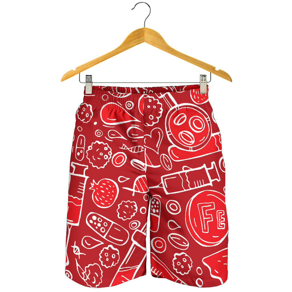 Phlebotomist Pattern Print Design A02 Mens Shorts