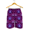 lotus Pattern Print Design LO01 Mens Shorts