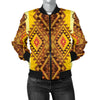 Native Pattern Print Design A09 Women's Bomber Jacket