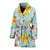 Daffodils Pattern Print Design DF07 Women Bathrobe