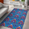 Lotus Boho Pattern Print Design LO010 Area Rugs