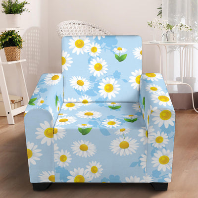 Daisy Pattern Print Design DS010 Armchair Slipcover