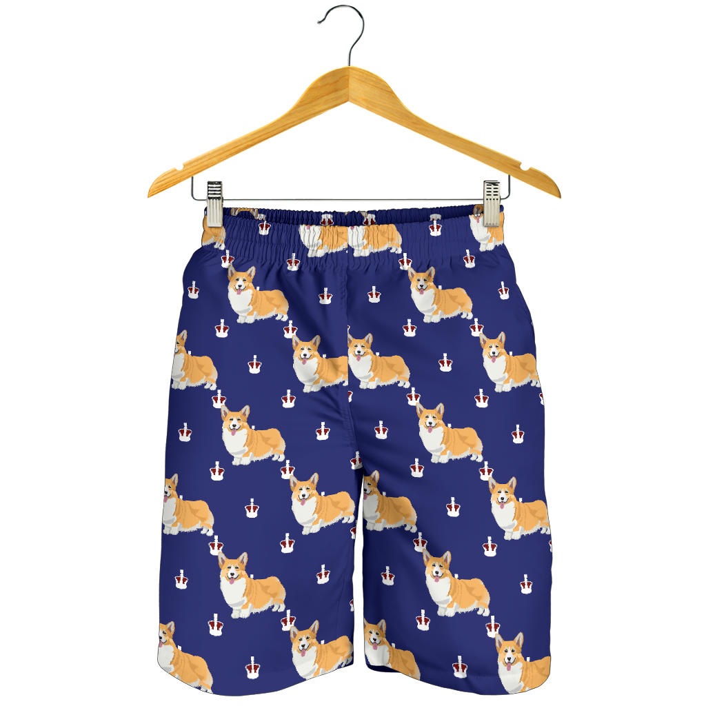 Pembroke Welsh Corgis Pattern Print Design A07 Mens Shorts