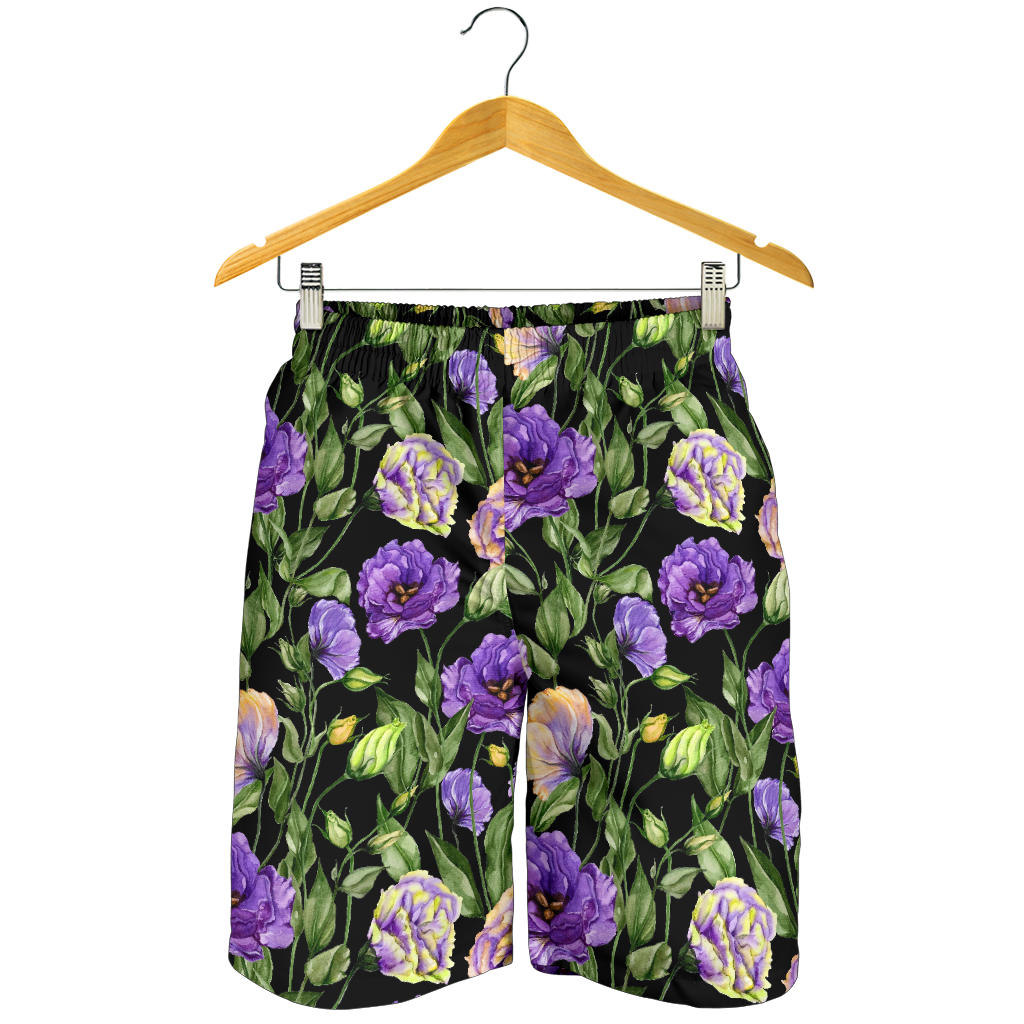 Lisianthus Pattern Print Design LT02 Mens Shorts