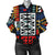 Kente Pattern Print Design 02 Women's Bomber Jacket