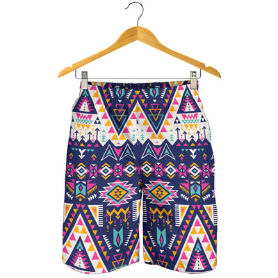 Pink Tribal Aztec native american Mens Shorts