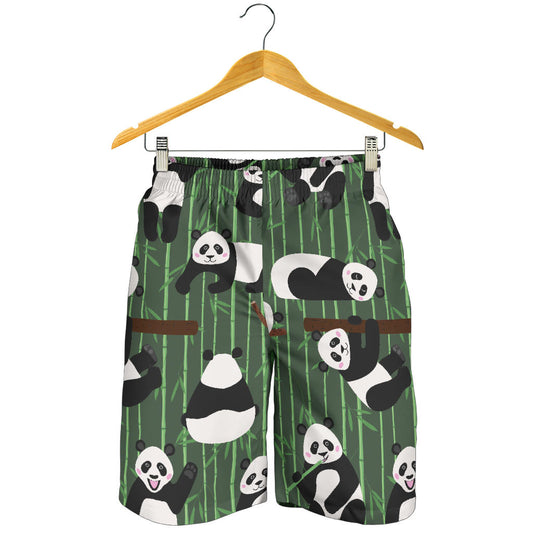Panda Pattern Print Design A04 Mens Shorts