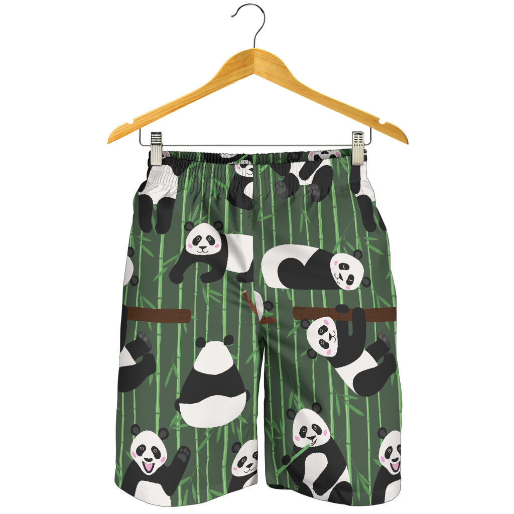 Panda Pattern Print Design A04 Mens Shorts