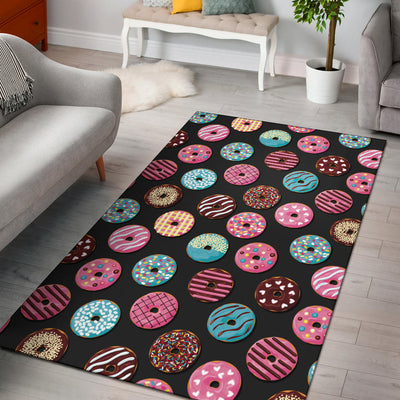 Donut Pattern Print Design DN02 Area Rugs