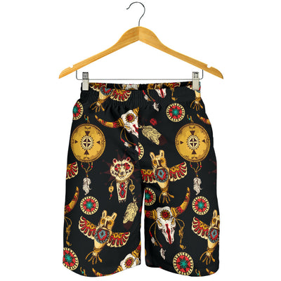 Native American Symbol Pattern Mens Shorts