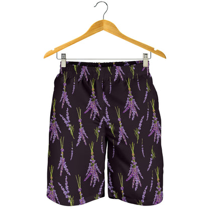 Lavender Pattern Print Design LV05 Mens Shorts