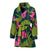 Water Lily Pattern Print Design WL09 Women Bathrobe