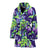 Tropical Flower Pattern Print Design TF019 Women Bathrobe