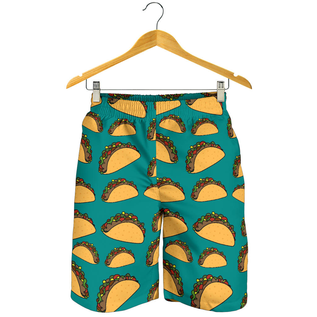 Taco Pattern Print Design TC07 Mens Shorts