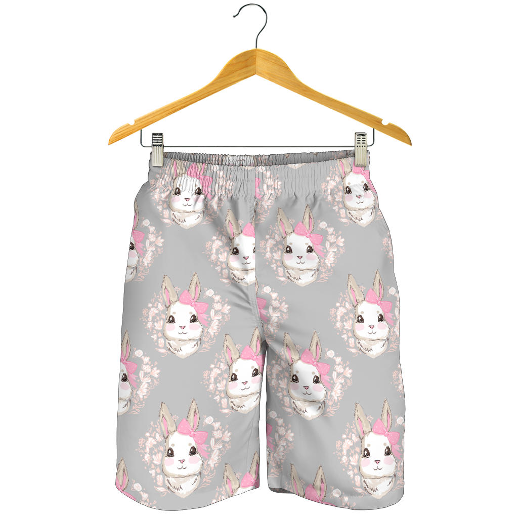 Rabbit Pattern Print Design RB07 Mens Shorts