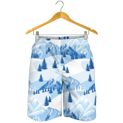 Mountain Pattern Print Design 03 Mens Shorts