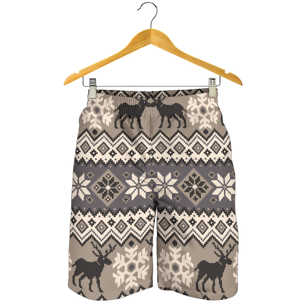 Nordic Pattern Print Design A01 Mens Shorts