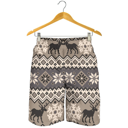 Nordic Pattern Print Design A01 Mens Shorts