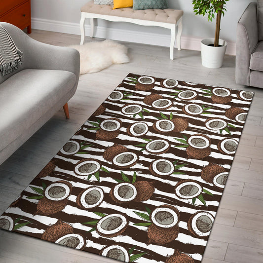 Coconut Pattern Print Design CN04 Area Rugs