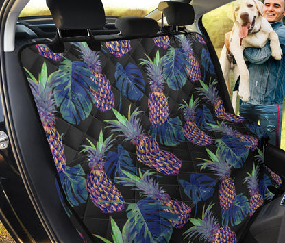 Pineapple Pattern Print Design PP04 Rear Dog  Seat Cover