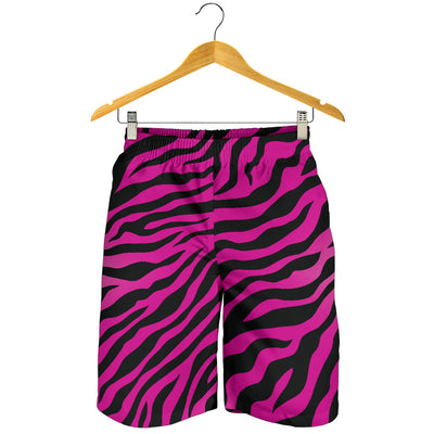 Pink Zebra Mens Shorts