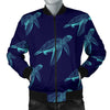 Sea Turtle Pattern Print Design T04 Men Bomber Jacket