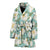 Lily Pattern Print Design LY09 Women Bathrobe