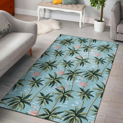 Palm Tree Pattern Print Design PT05 Area Rugs