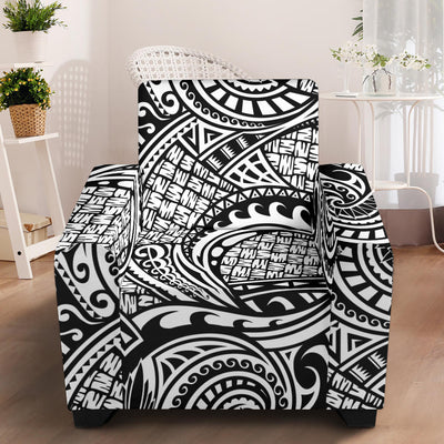 Polynesian Tribal Pattern Armchair Slipcover