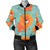 Lion Baby Pattern Print Design 03 Women's Bomber Jacket