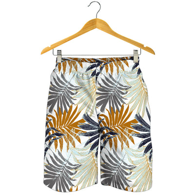 Colorful Tropical Palm Leaves Mens Shorts