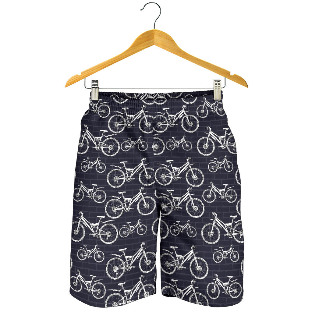 Mountain bike Pattern Print Design 02 Mens Shorts