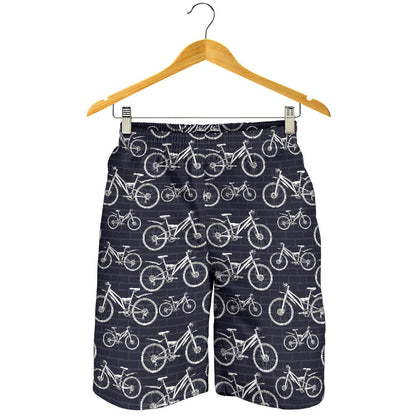 Mountain bike Pattern Print Design 02 Mens Shorts