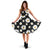 Daisy Pattern Print Design DS02 Midi Dress