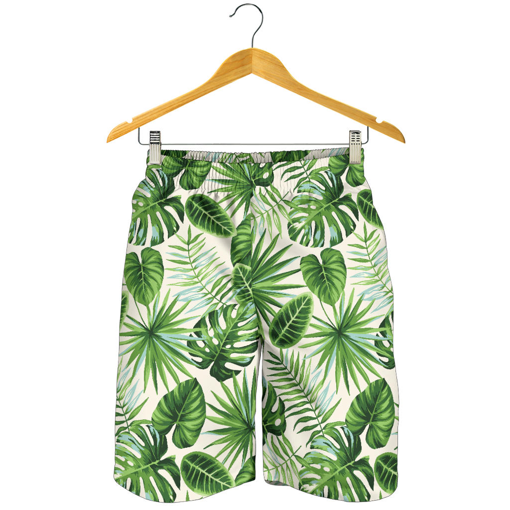 Palm Leaf Pattern Print Design A01 Mens Shorts