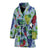 Grape Pattern Print Design GP06 Women Bathrobe