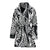 Pineapple Pattern Print Design PP08 Women Bathrobe