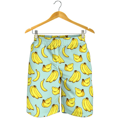 Banana Pattern Print Design BA04 Mens Shorts