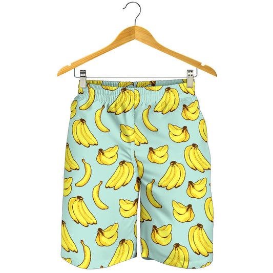Banana Pattern Print Design BA04 Mens Shorts