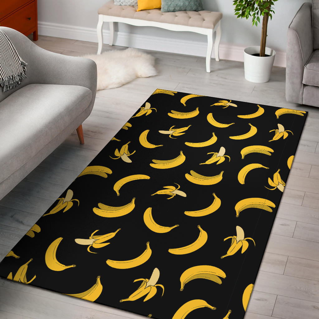 Banana Pattern Print Design BA05 Area Rugs