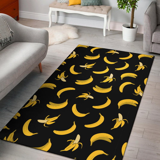 Banana Pattern Print Design BA05 Area Rugs