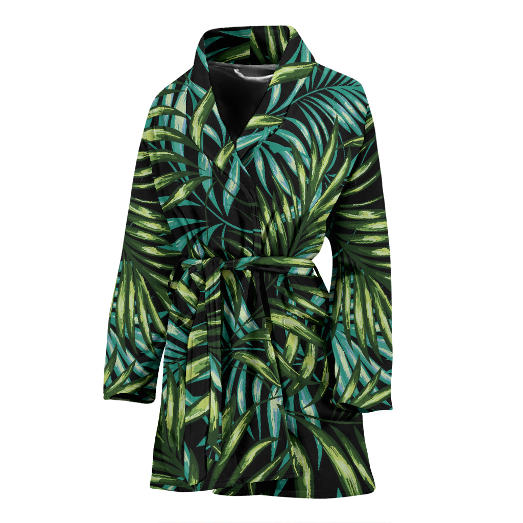 Tropical Flower Pattern Print Design TF08 Women Bathrobe