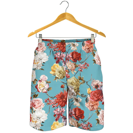 Summer Floral Pattern Print Design SF05 Mens Shorts